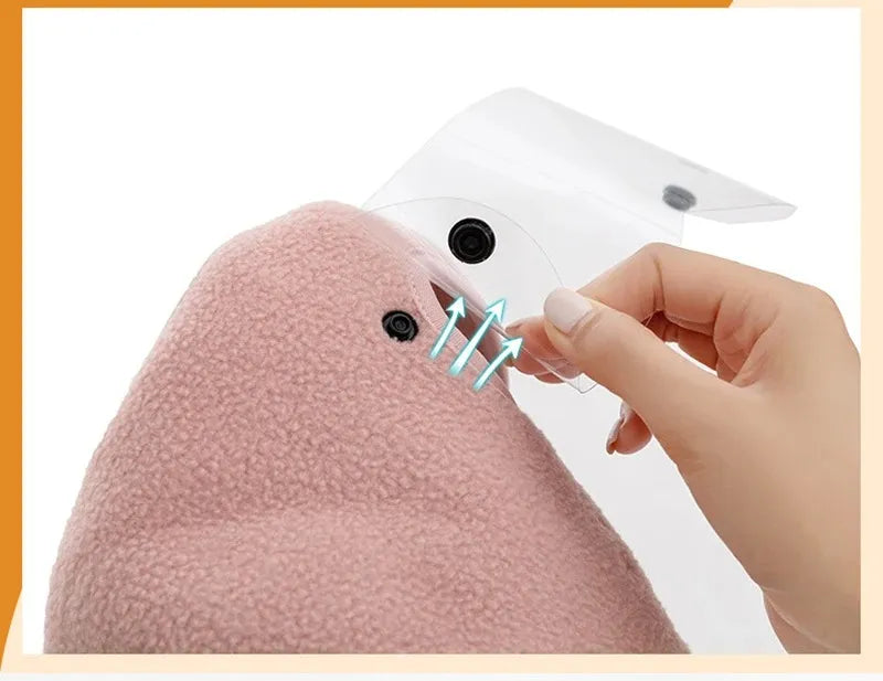 Winter Warm Mask Face Shield with HD Anti-fog Goggles