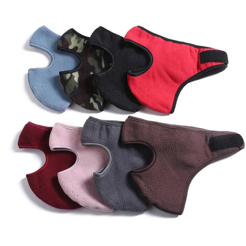 Winter Warm Mask Face Shield with HD Anti-fog Goggles